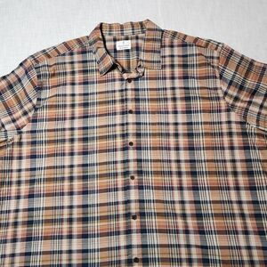 Mutual Weave Mens Plaid Short Sleeve Shirt